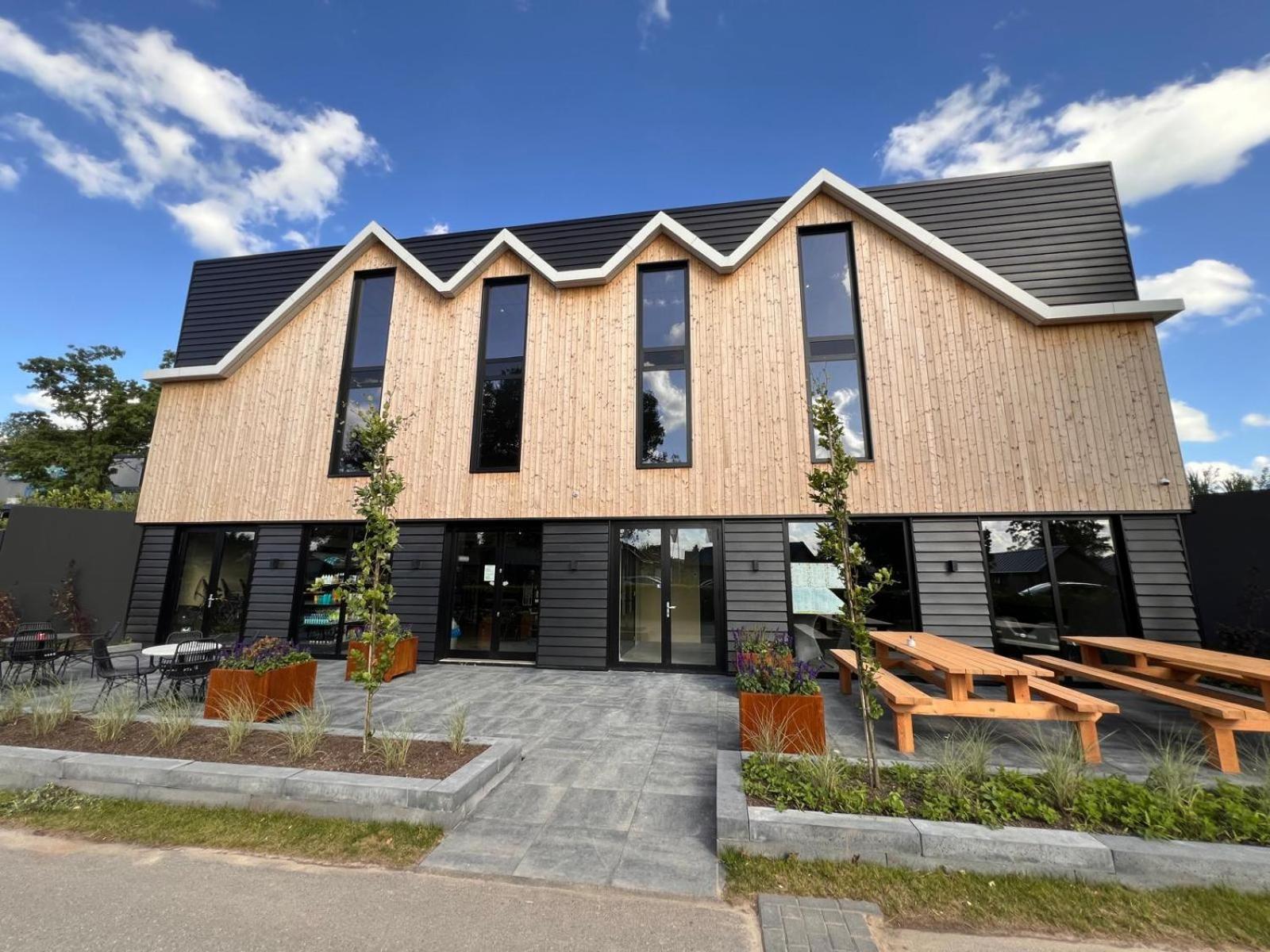 Ferienhaus Lathum Frueher Chalet Familienzeit Eksteriør billede